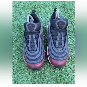 Size 7Y- Nike Air Max 97 Team Red Anthracite